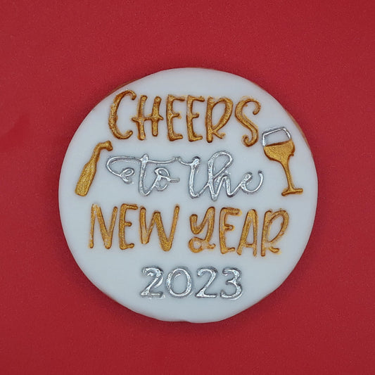 Cheers to the New Year 2023-round